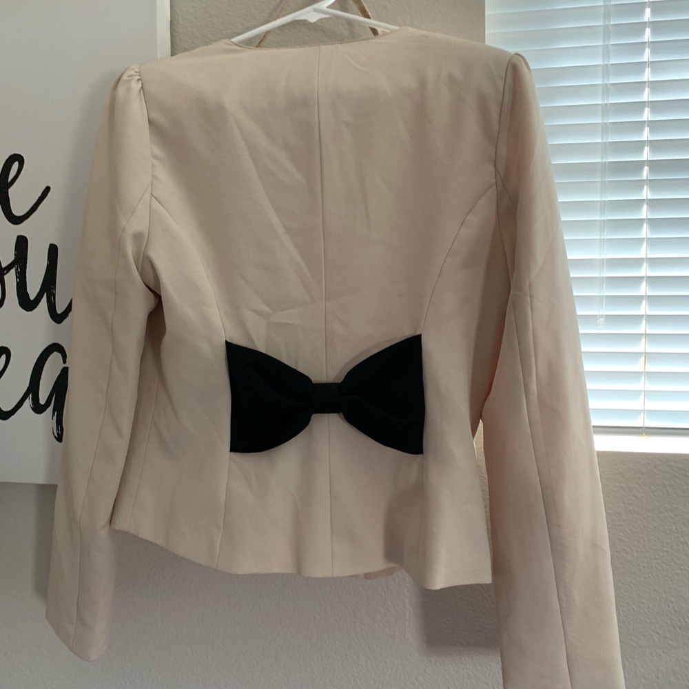 Italian Blazer with Bow Detail